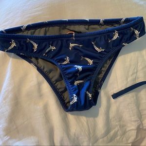 Jolyn Dolphin Print Bikini Bottoms